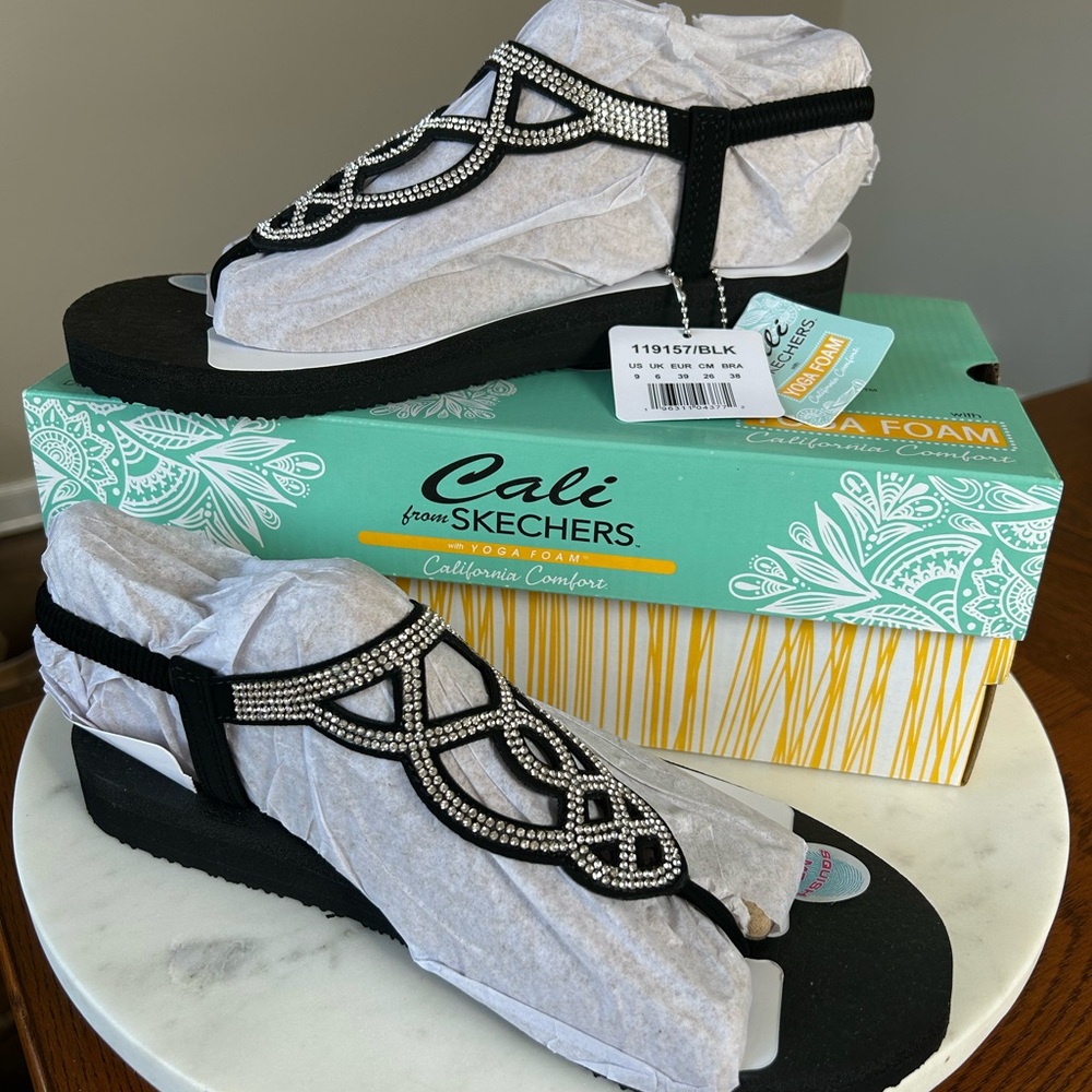 Skechers Women's Black Sandals